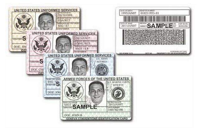 dod id cards
