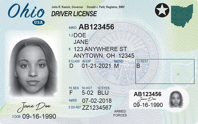 ohio drivers license